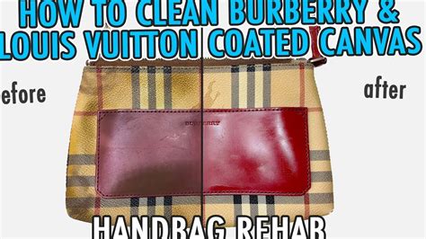 how to clean Burberry bags